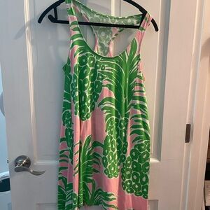 Lilly Pulitzer Green and Pink Dress
